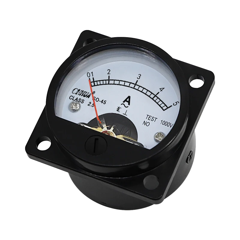 SO-45 AC Analog Ammeter 1A 2A 3A 5A 10A 15A 20A 30A 50A etc, Pointer meter/Current Meter/Panel Meter