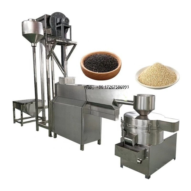 Time Saving Sesame Kernel Peeling and Cleaning Machine / Sesame Processing Plant / Sesame Seed Cleaner