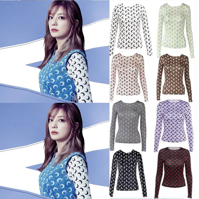 

Moon Base irt Long Sve Women's Sunscreen T-irt Early Autumn Chic Top Gentle Sweet And Spicy Fem 2023 Commute Sle