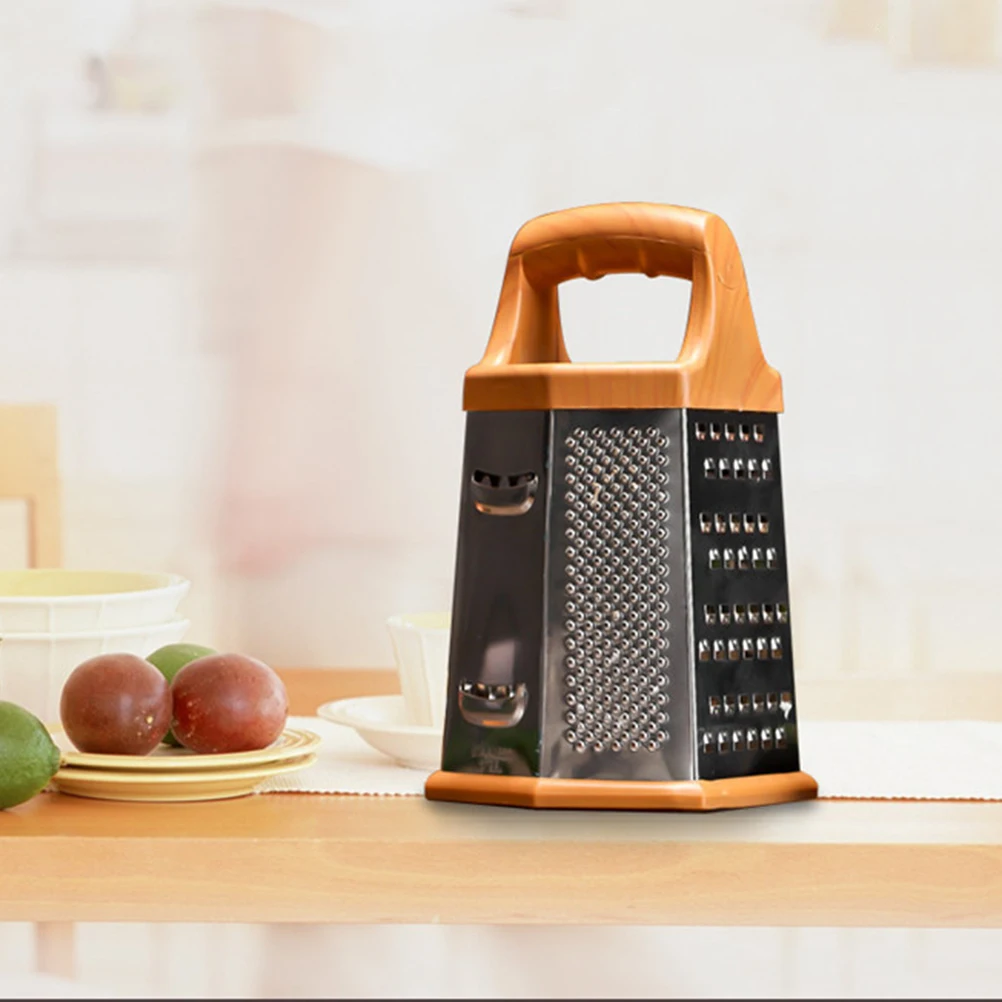 

8 Inch Stainless Steel Slicer Six-Sided Panel Device Efficient Potato Tomato Cucumber Carrot Cutter Time Saving Kitchen Gadget