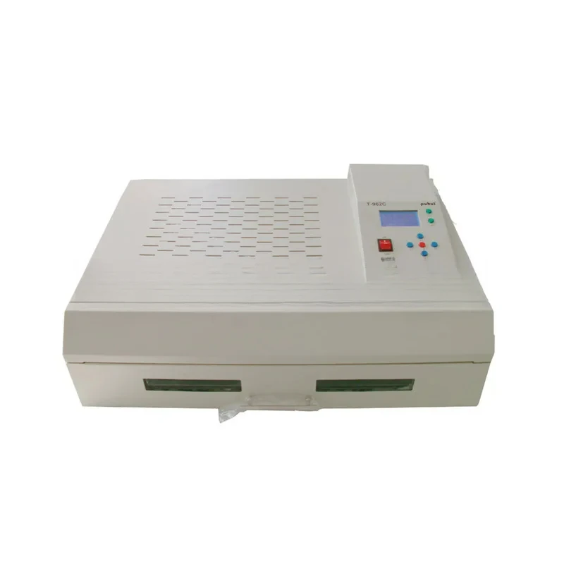 PUHUI T962C BGA Rework T-962C Oven Machine Infrared Heater 2500W Reflow Station White Color