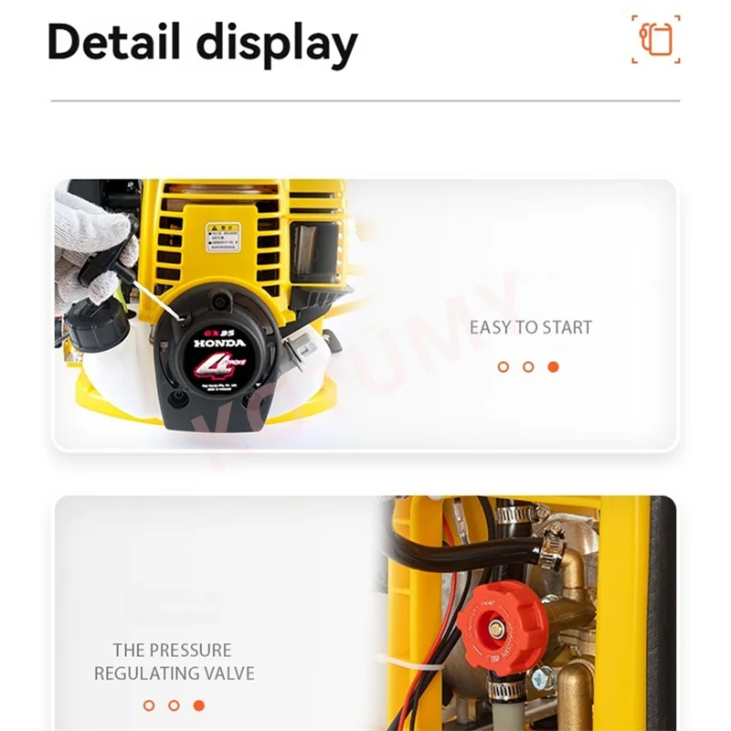 Portable Multi-purpose High Pressure Disinfection Spraying Machine 4-stroke Backpack Sprayer for Farms Orchard 20/25/30L