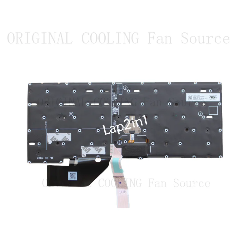 R+  New FOR  Lenovo Thinkpad X13 Yoga Gen 4 (Type 21F2, 21F3) UK Backlit Keyboard Black