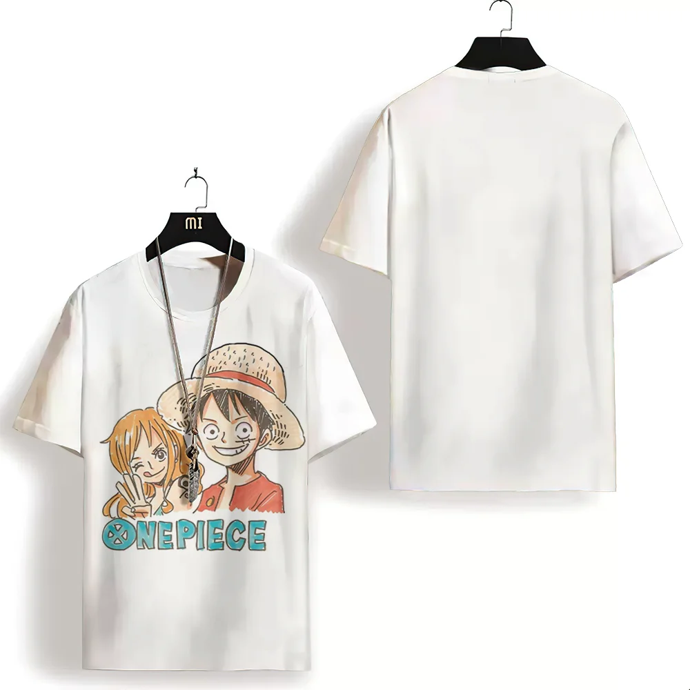 Miniso einteiliges Herren-T-Shirt Cartoo 3D-Drucke lässige Kurzarm-T-Shirts Straße männlich übergroße Kleidung Mode Anime T-Shirts