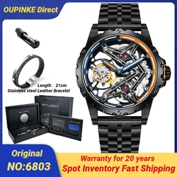 Ideal Knight Luxury Brand Men's Watches Tourbillon Automatic Movement 2024 Trend High-End Wristwatches Men Waterproof Hollow out