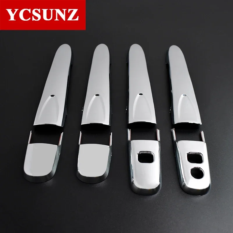 ABS Door Handle Cover With key holes For Toyota Rush 2018 2019 2020 2021 Black Chrome Car Accessories YCSUNZ