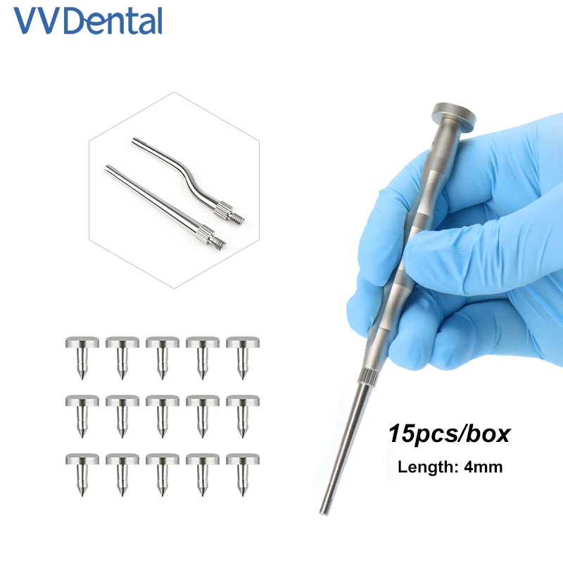 Dental GBR Automatic Bone Tack Kit  Membrane Fixation Pins Holder Bone Tac Auto Gun Membrane Titanium Tacks Screw Surgery Kit
