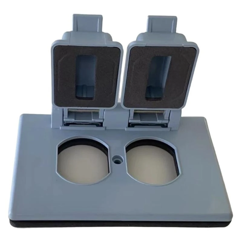 Multipurpose Weatherproof Horizontal Outlet Cover Gang Standard Size Use 601C