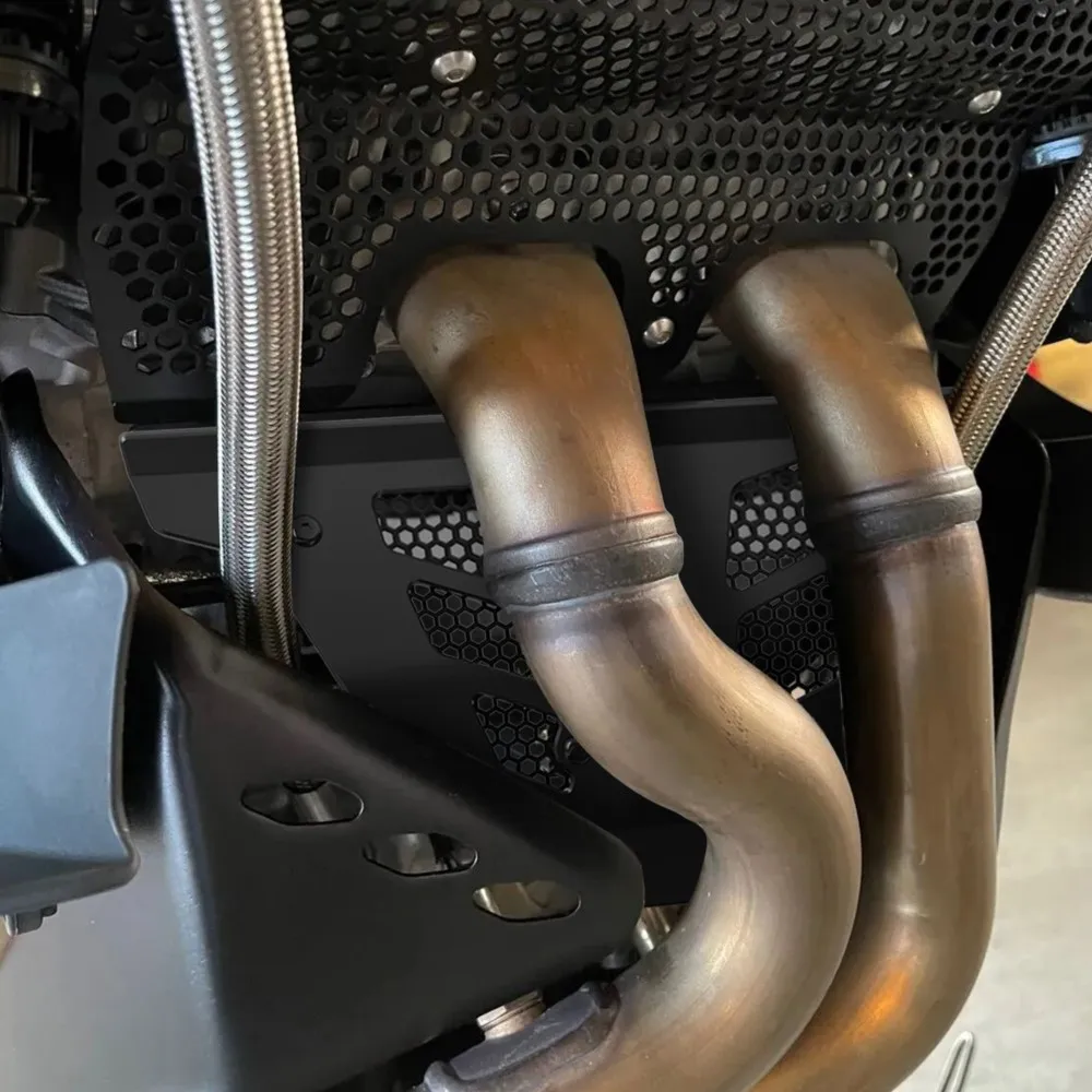 

Motorcycle Accessories For Ducati Multistrada V4 S V4S Sport 2021 2022 2023 Exhaust Pipe Guard Heat Shield Cover Guard Fender