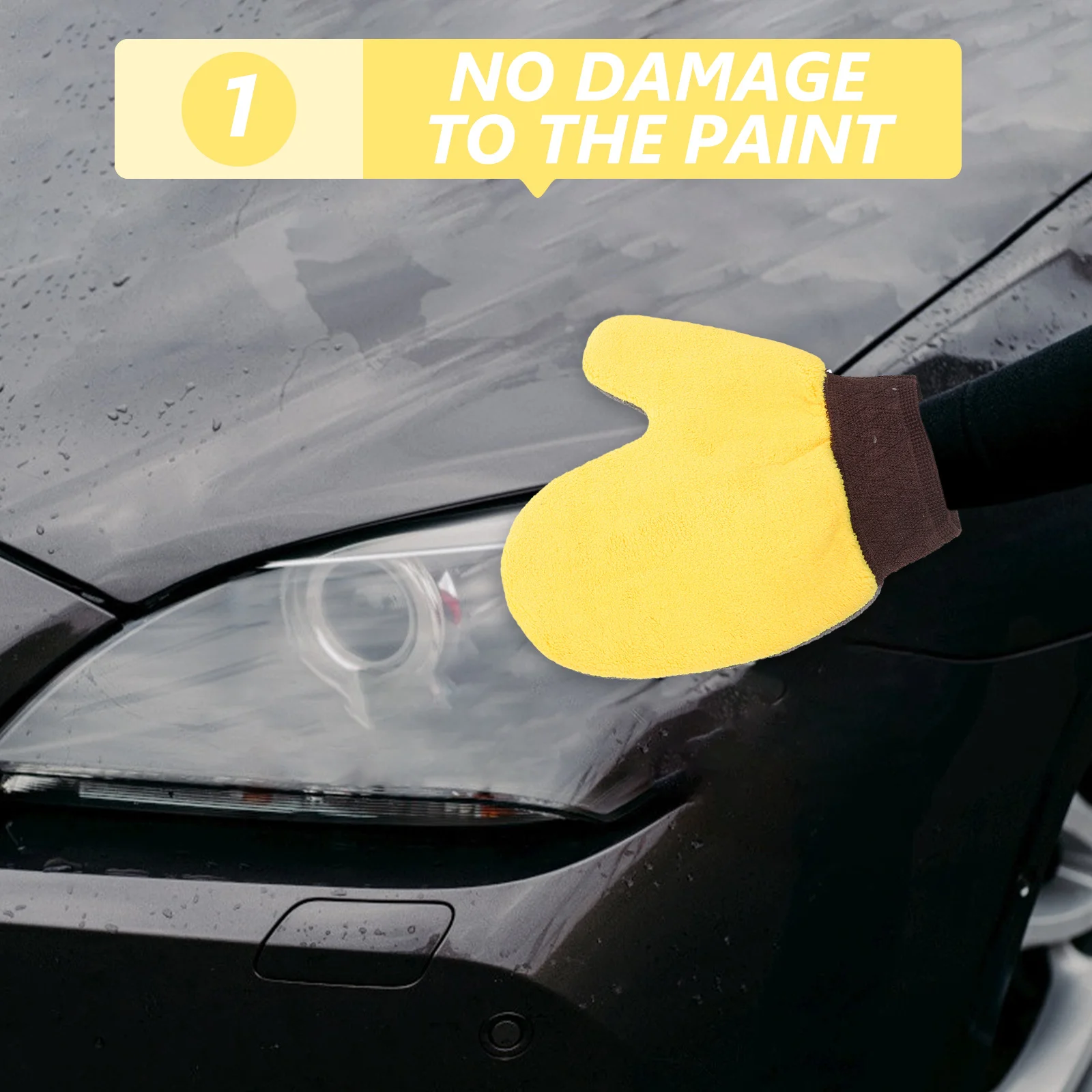 

Car Washing Glove Thickened Scratch-Free Wash Mitt For Car Body Cleaning Household Dusting Window Mirror Surface Tool