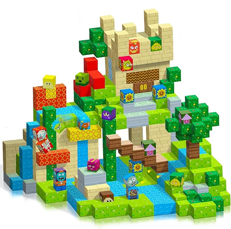 

Магнитные строительные блоки, развивающие обучающие игрушки, доступны в нескольких цветах, лучший подарок на день рождения.