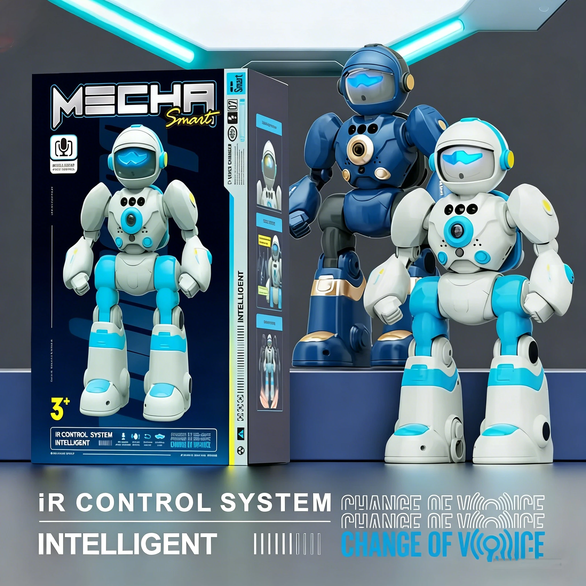 Intelligent RC Robot Interactive Dancing Music Remote Control Electric Robot Voice Dialogue Robot Toy Kids Robotic Boys Gifts