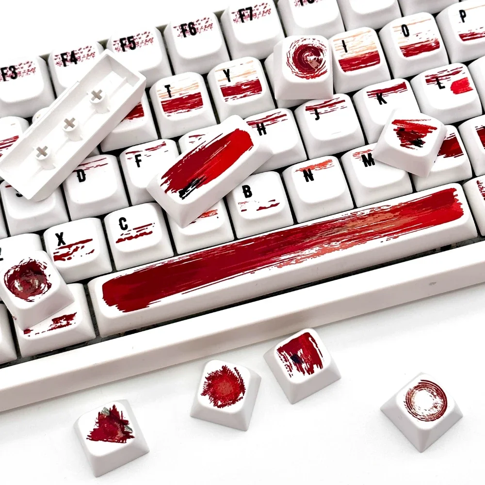 

ECHOME Graffiti Artisan Keycap Custom PBT MDA Profile Keyboard Cap Original Key Cap for Mechanical Keyboard Gaming Accessories
