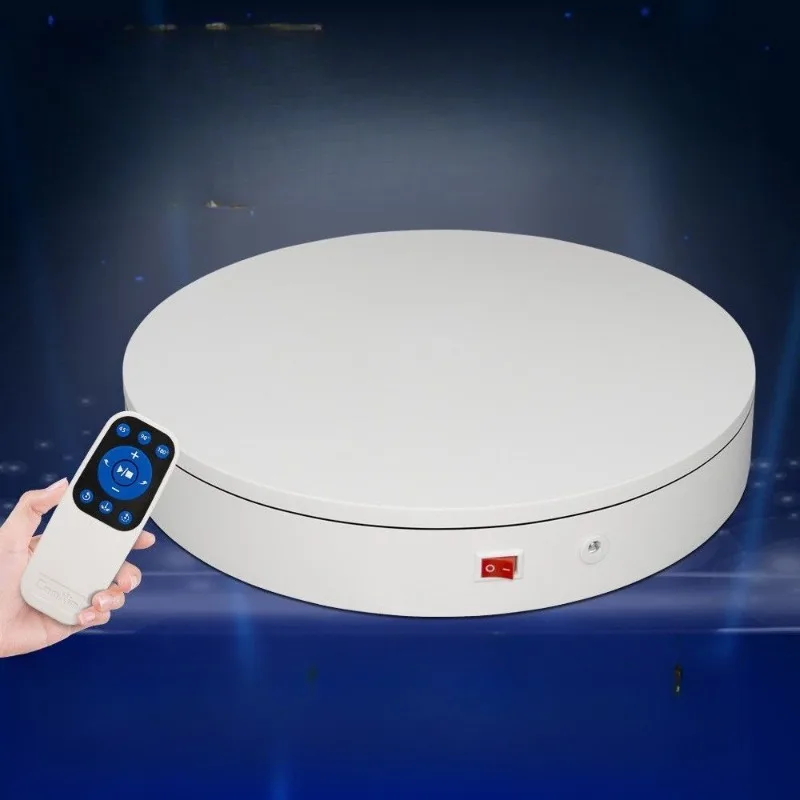 

Photography turntable, electric speed control turntable live broadcast rotating display stand