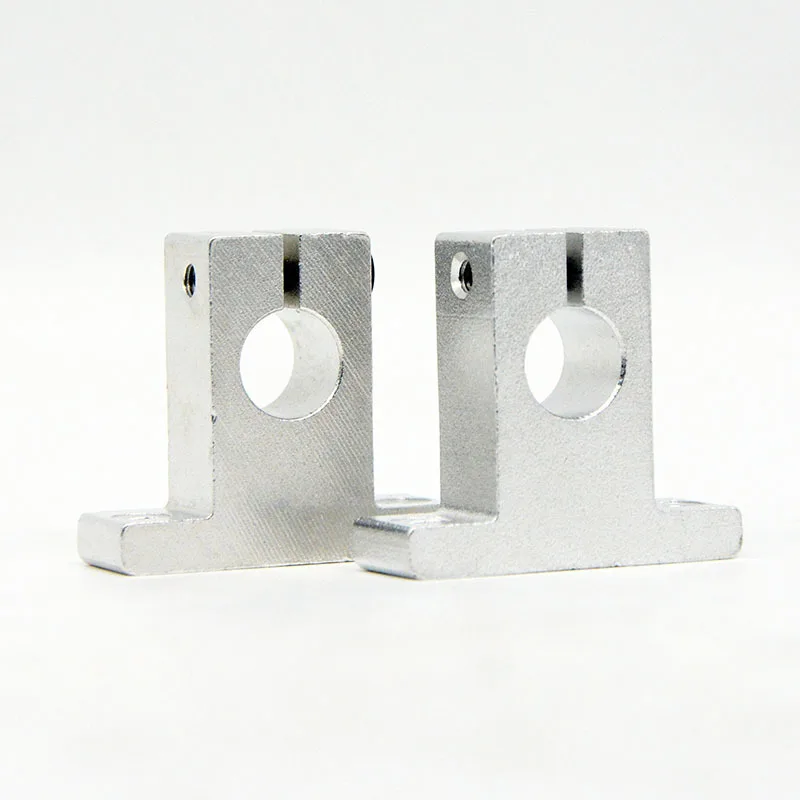 1pc Linear Optical Axis SK Vertical Support Aluminum Alloy Bearing Frame Polished Rod Holder SK 8mm To 60mm