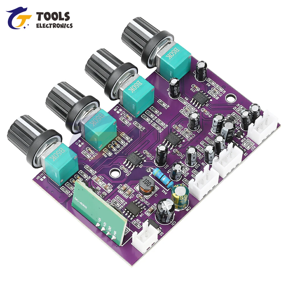 DC 9-29V TINE5532 Preamp Tone Board Front-End Amplification Board Outdoor Speaker Front-End Tuning Amplification Board