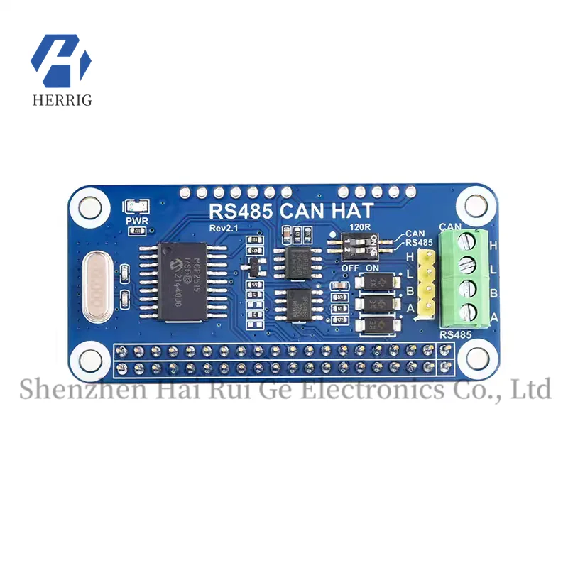 

MicroSnow Raspberry Pi 4B/3B/Zero W RS485 Expansion Board CAN Module UART Communication Module