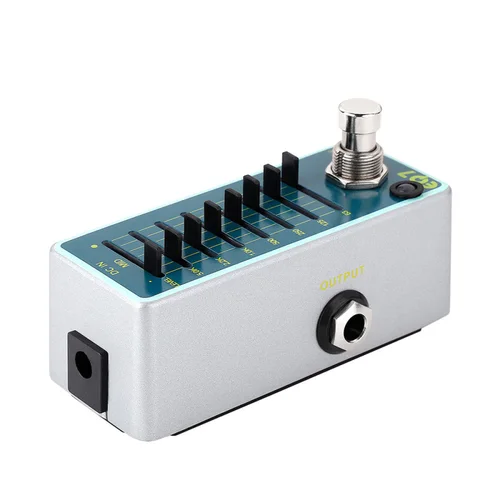 Imagen 2 del producto ENO EX EQ7 Pedal de efecto ecualizador de guitarra EQ de 7 bandas Carcasa totalmente metálica True Bypass