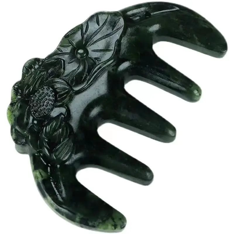 Natural Xizang Jade Stone Comb Beauty Roller (Massage Tools