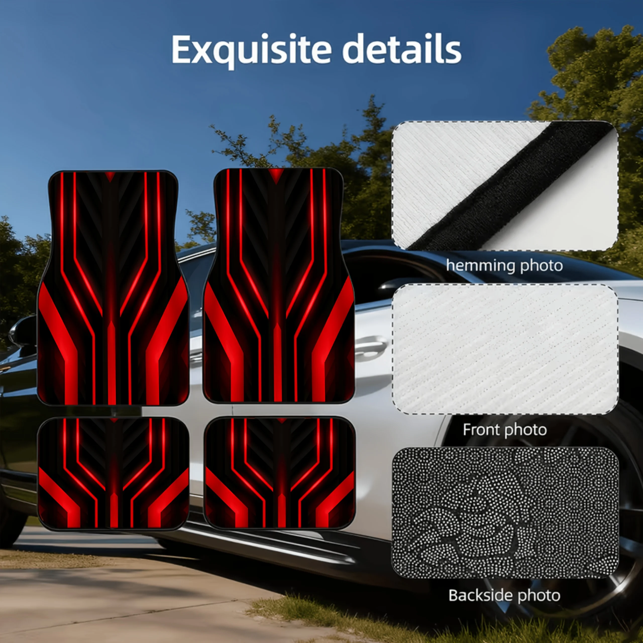 Car Floor Mats 4pcs, Material, - Interior Design Visualizer review and price