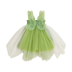 Toddler Baby Girl Halloween Costumes Fairy Wings Butterfly Sleeveless Tutu Dress Halloween Costume Outfits