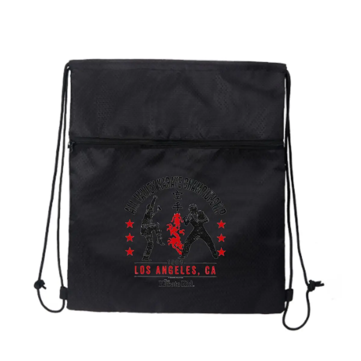 

All Valley Karate Championship Text Art Streetwear Сумка на молнии на шнурке: смелые принты для городского стиля