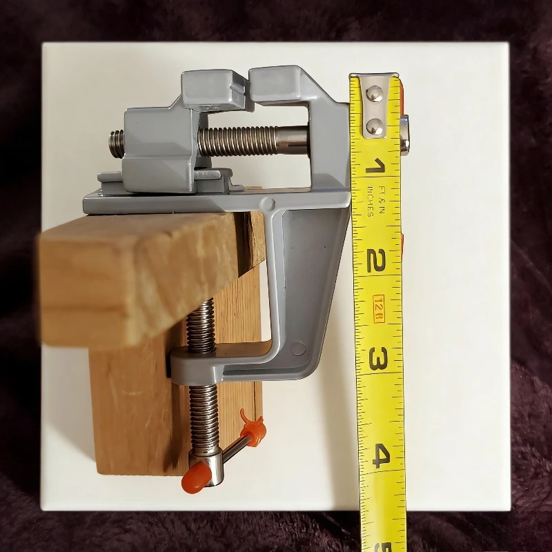 for Small Crafts Woodworking And Metalworking-Mini Jewelry Table Clamp Aluminum Alloy DIY Fixed Tool