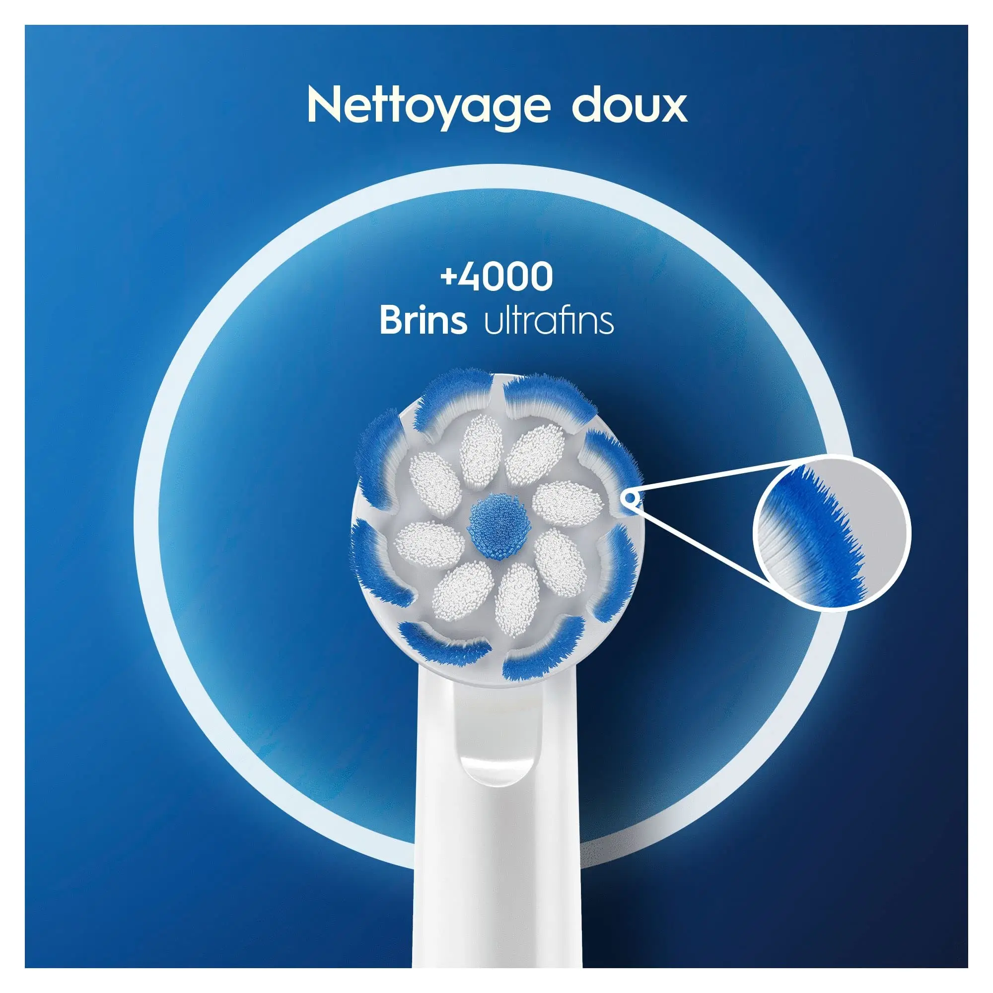 Oral B-cabezales de cepillo de dientes eléctrico EB60, cabezales sensibles de cerdas Ultra suaves, cuidado de las encías, reemplazo de limpieza