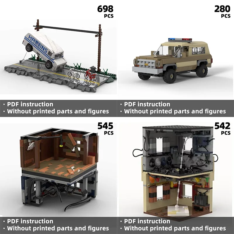 

Незнакомец фильм, коллекция фэнтезийных сцен, строительные блоки, строительные блоки монстров, идеальный выбор, научные и любители монстров