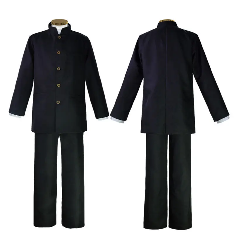 Kageyama Shigeo Mob Cosplay Costume Anime Mob Psycho 100 Wig Black School Uniform Jacket Pants DK Outfit Halloween Party for Men