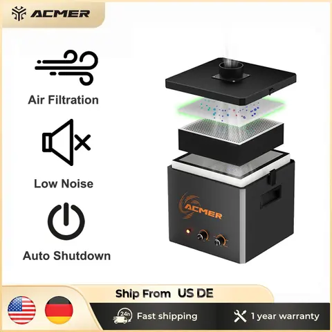 ACMER AP220 Purificatore di fumo Purificazione Cleaner Elemento filtrante a strati ad alta efficienza Estrattore di fumi di fumo con incisore laser