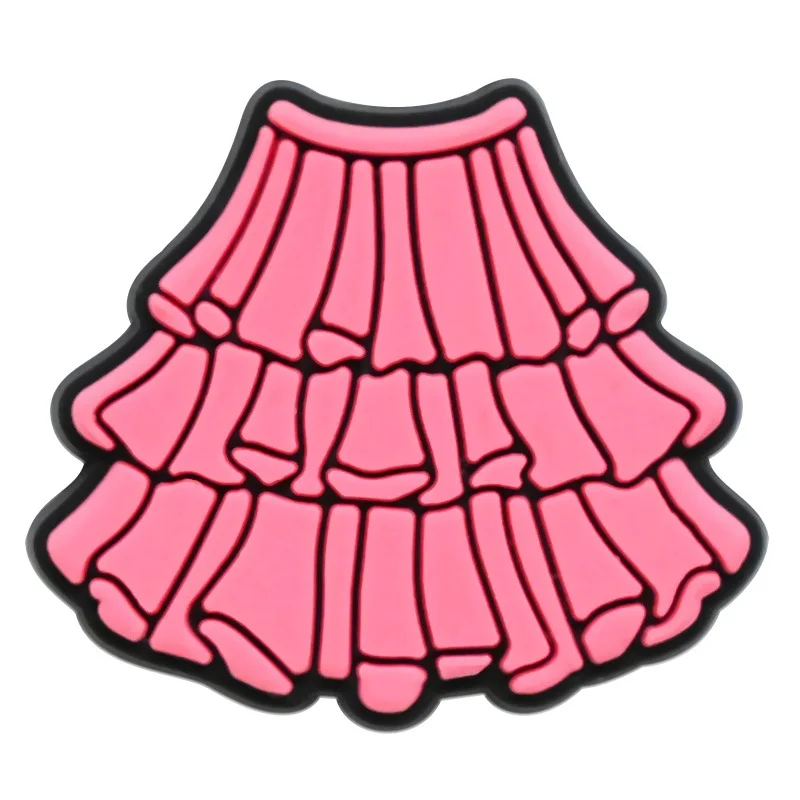 Cute Pink Shoe Charms Decoration for Crocs Pin Accessories Charms Bracelet Wristband DIY Shoe Women Party Gifts image 5