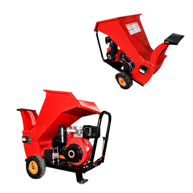 16HP Gasoline Garden Shredder Vineyard Branch Grinder Manufacturer