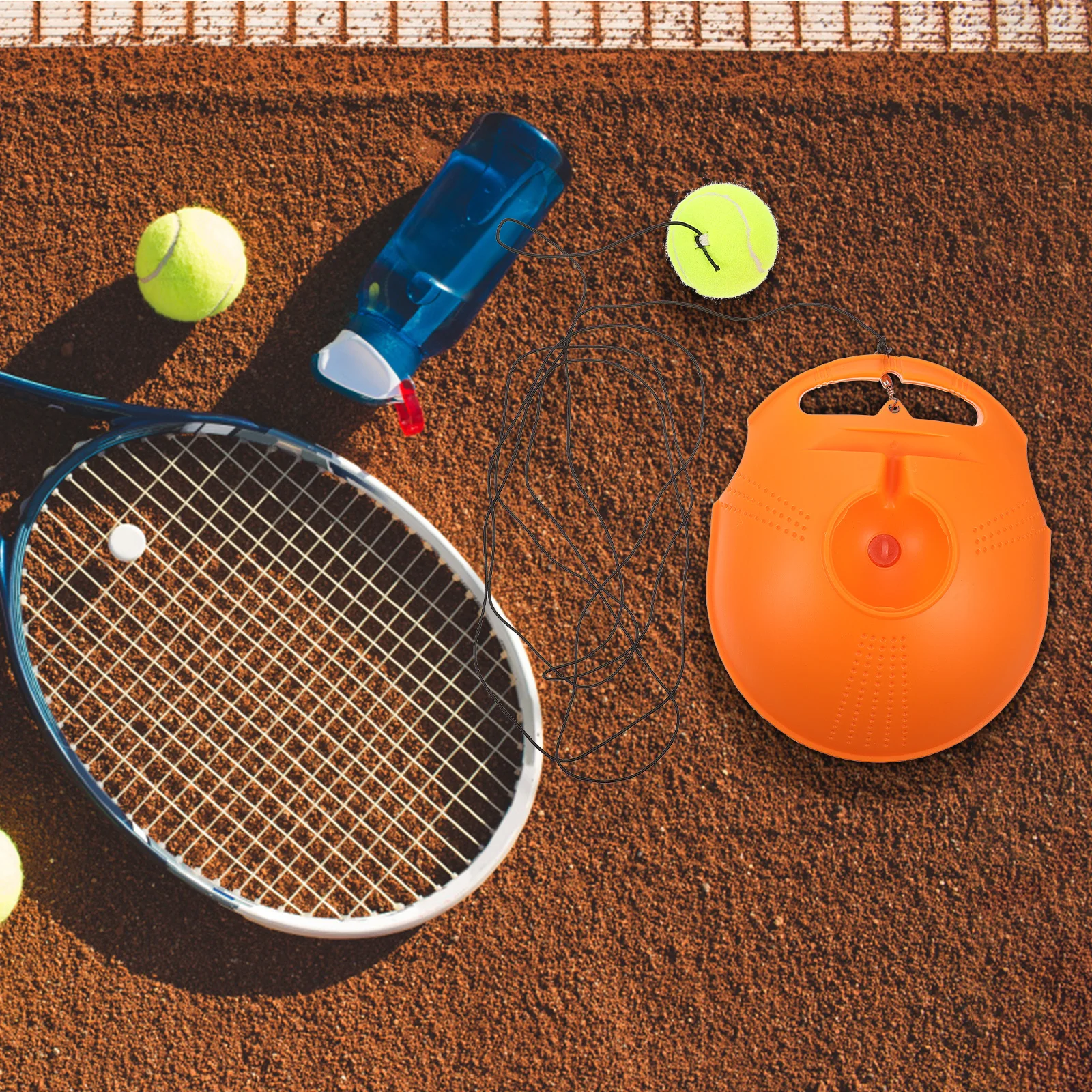 

1 Set Tennis Training Base Durable Design For Adults Beginners Practice Indoor Outdoor Use Tennis Training Kit Sports Prop