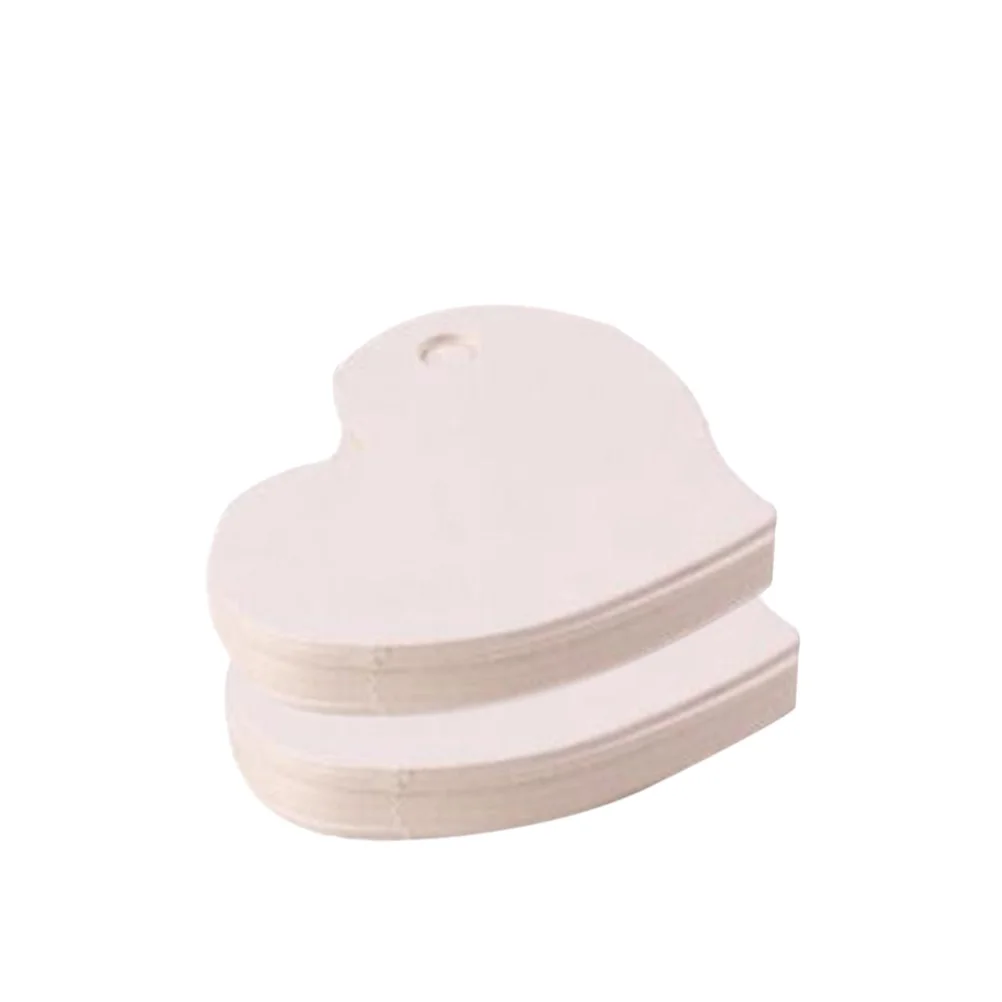 

50pcs Heart Shape Paper Tags 4 5x4 cm White Size Blank Design for Gift Boxes Bags Wedding Craft Decor Packaging