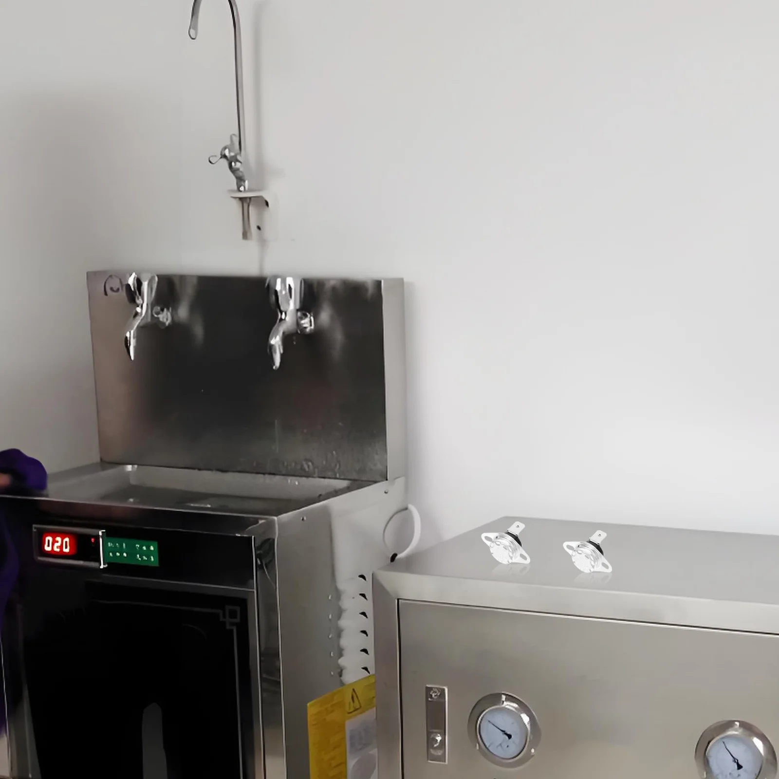 2 pçs termostato de corte térmico substituição aquecedor de água aparelho de controle de temperatura parte fusível de corte térmico