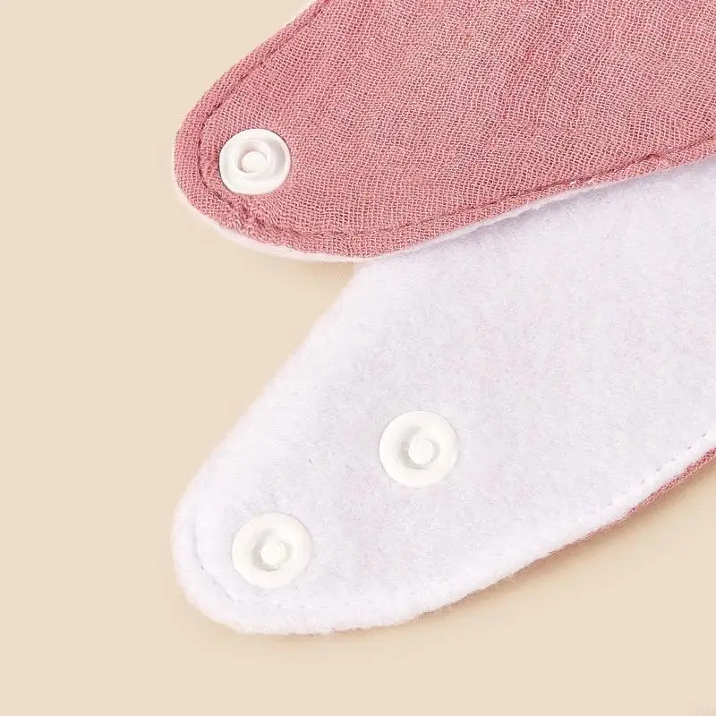 

95AE Triangle Bib Thicken Lined Burp Cloth Drool Bib Baby Feeding Bib Teething Towels