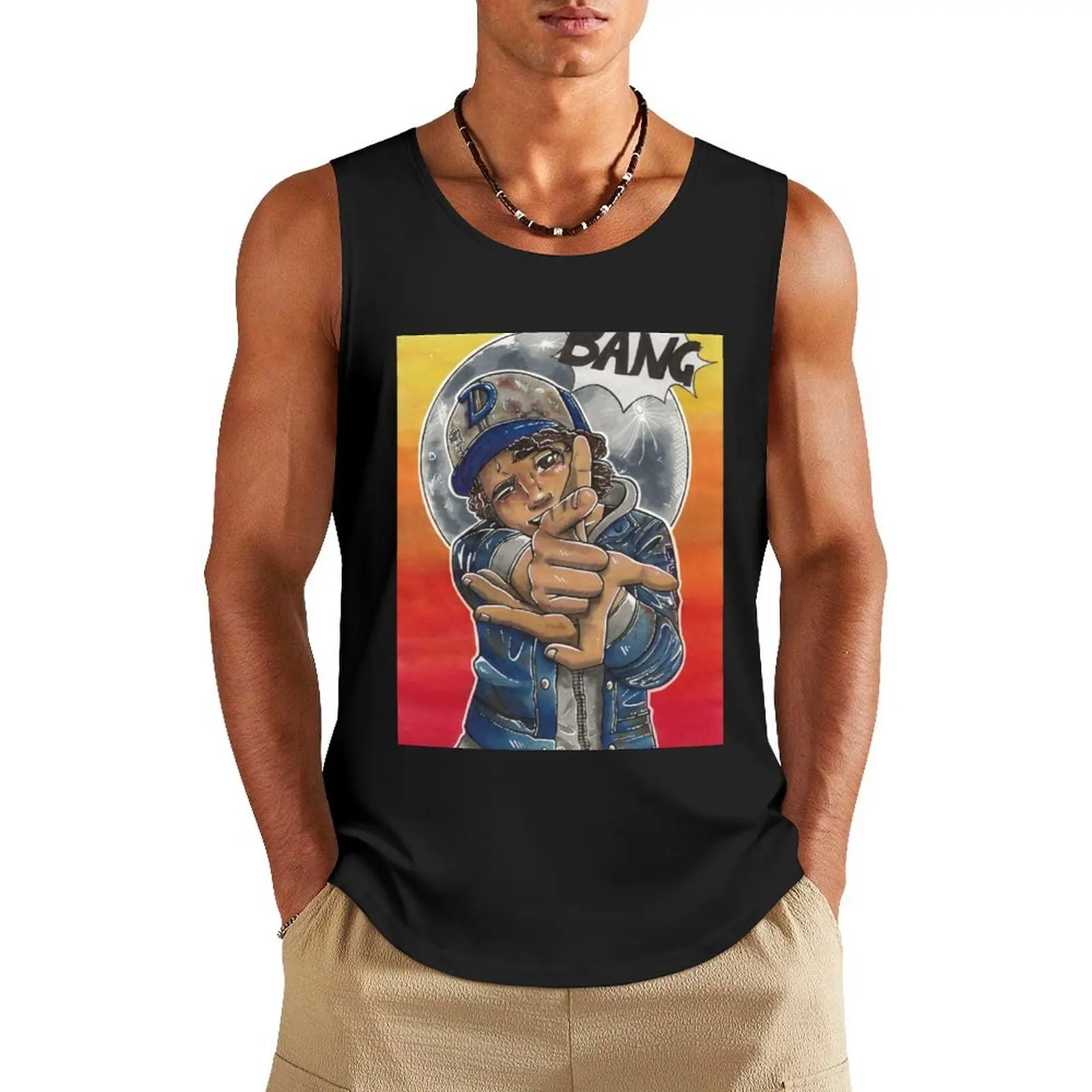

The Walking Dead - Clementine BANG Tank Top clothes for men anime clothes men gym clothing