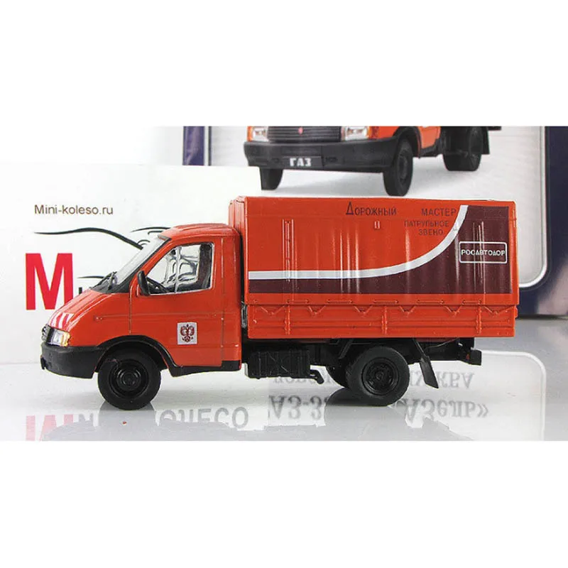 1/43 Alloy car model GAZ 3302 Truck gazelle transport car model simulation car decoration 12.5*5*5.5CM