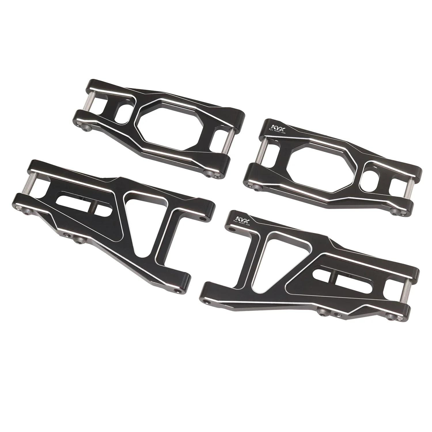 Aluminum Front Upper/Lower Suspension Arms For Tamiya DT04 Fighter NXGEN 58741 1/10 RC Buggy