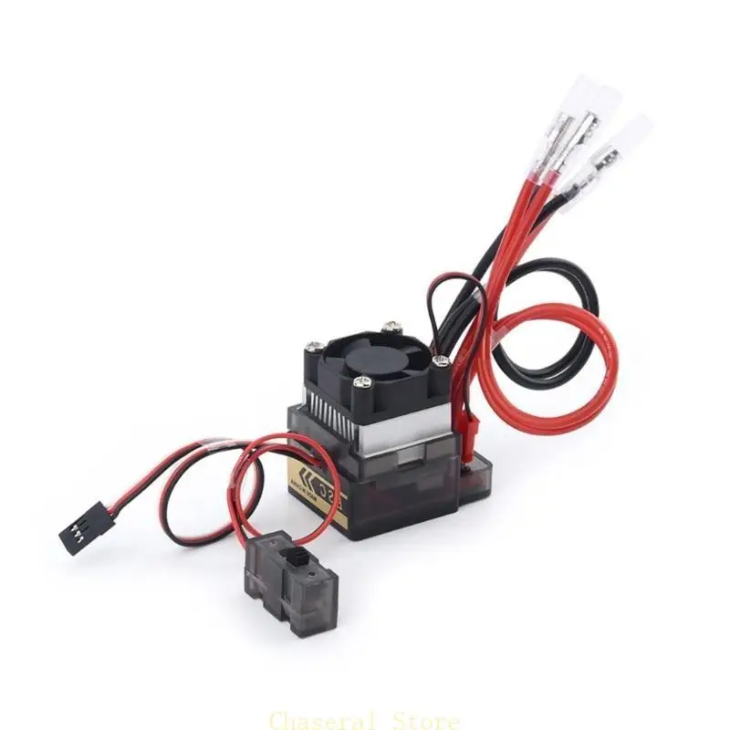 E7CE gebürstete Elektrogeschwindigkeit Controller Dual Way 7.2V-16V ESC 320A für RC-Auto-Tanks 380/540/550 Dual oder Einzelmotor