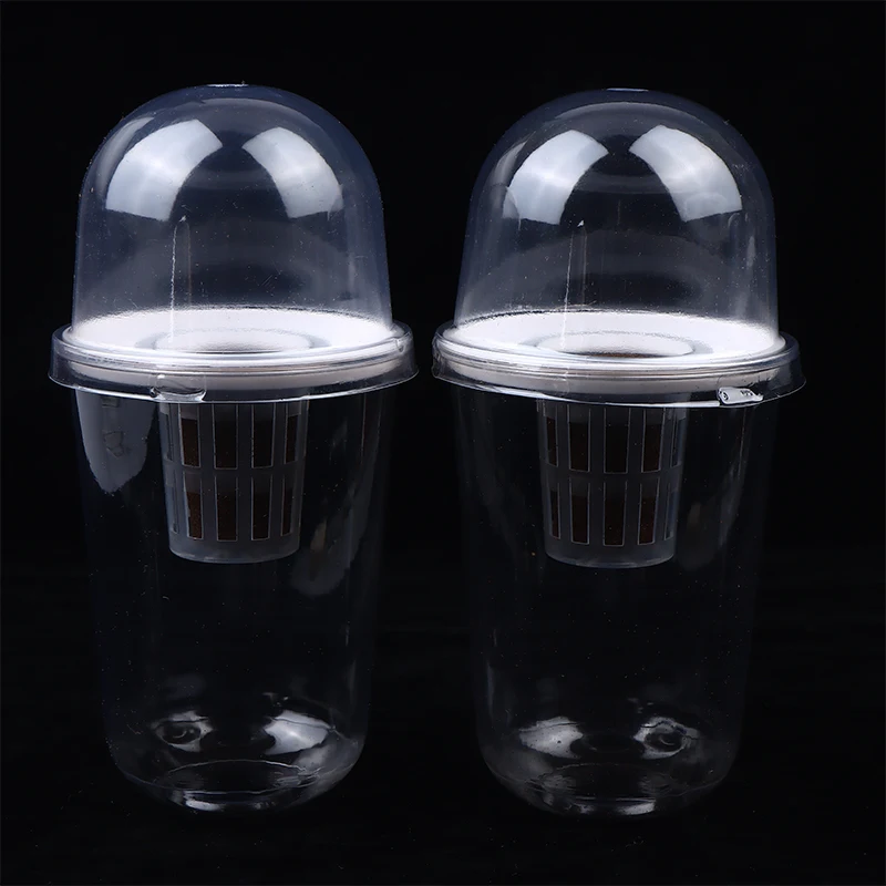 

9*17,5 см напольные гидропонные горшки для семян, многоразовые корзины для рассады, прозрачные чашки с видом на корне, суккуленты, выращивание