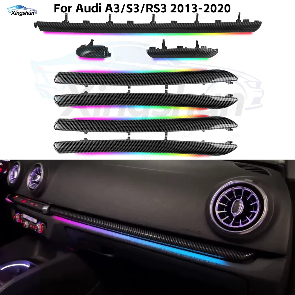 

Upgrade 64 Colors Symphony Led Car Interior Ambient Light Decoration for Audi A3/S3/RS3 2013-2020 Strip Accessories