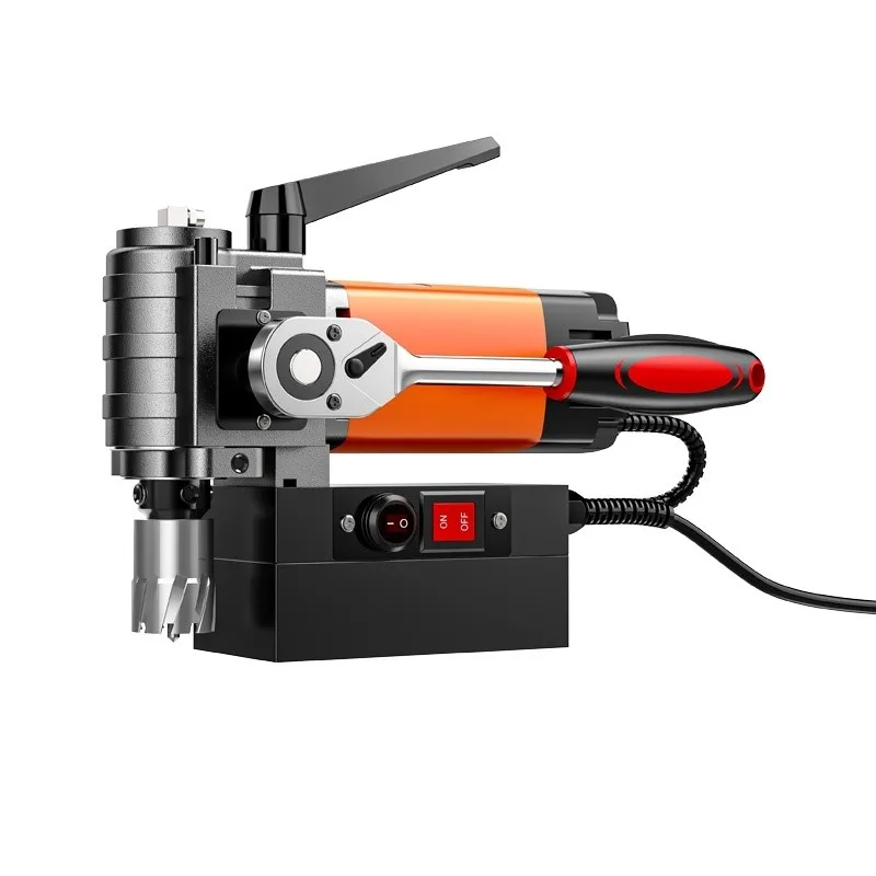 

Horizontal magnetic base drill iron suction drill horizontal magnetic drilling rig small and lightweight horizontal bench drill