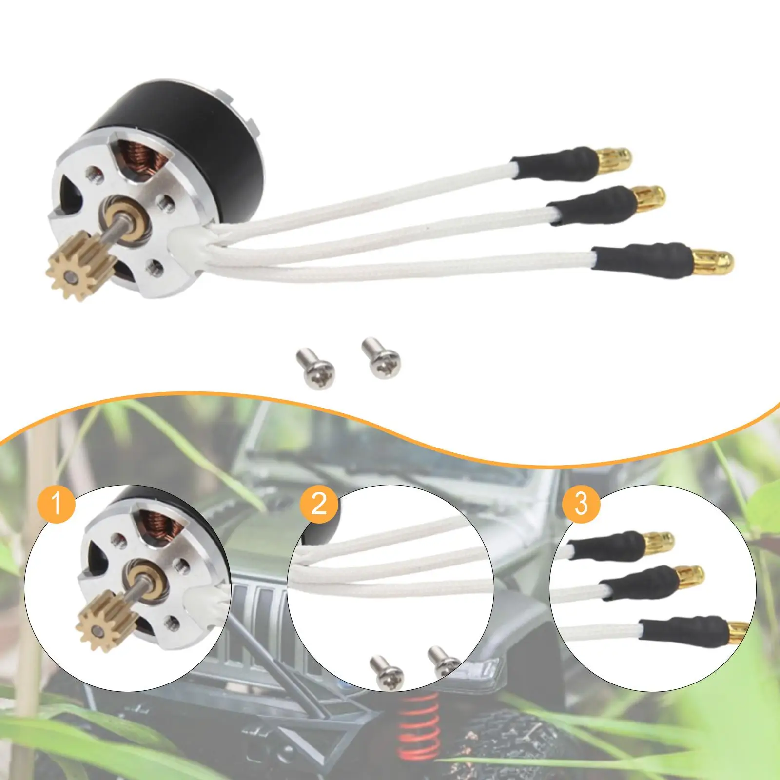 Moteur sans balais 1:12, accessoires de remplacement pour MN82 MN168 MN78