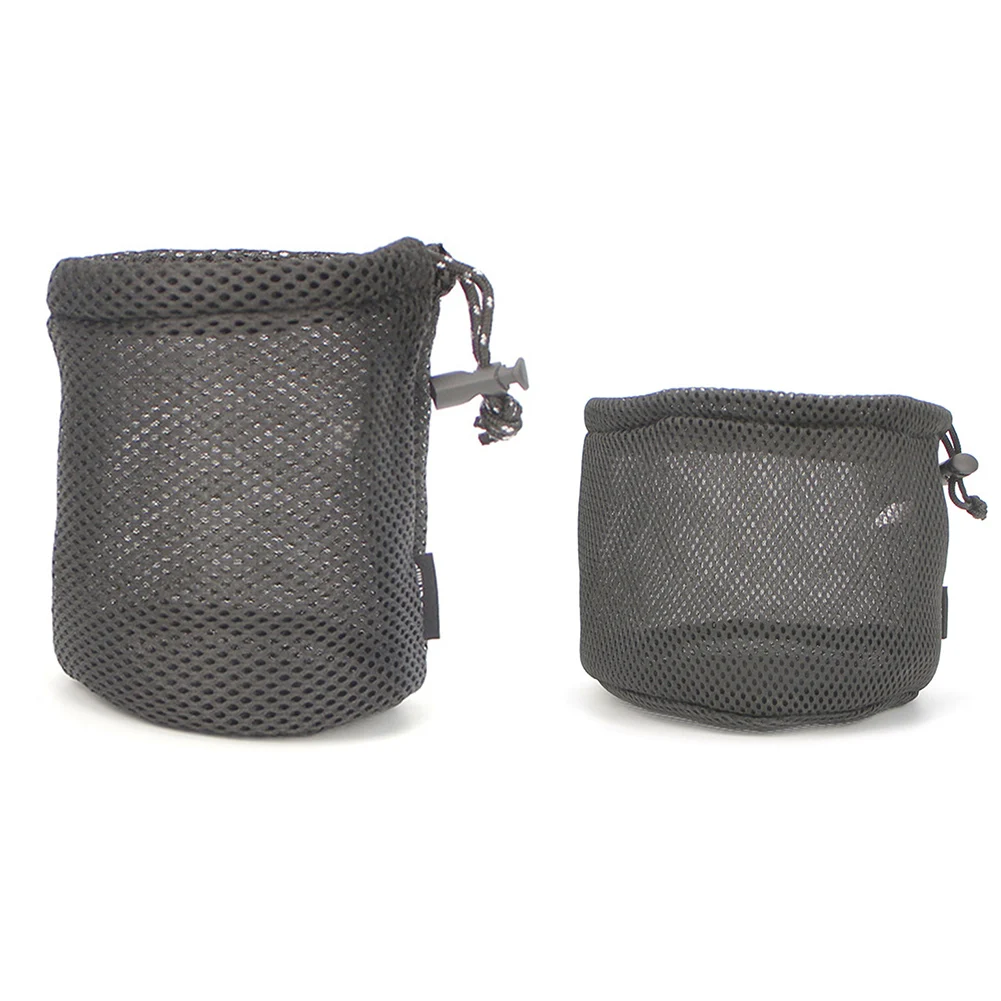 Imagem -05 - Anti-colisão Mesh Storage Net Bolsa Malha Malote Drawstring Armazenamento Viagens Camping Caminhadas ao ar Livre Suprimentos