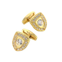 New Fashion Luxury Peltate Cufflinks Men's Jewelry French Shirt Sleeve Buttons Knight Design High Quality Brand Father Cuffs