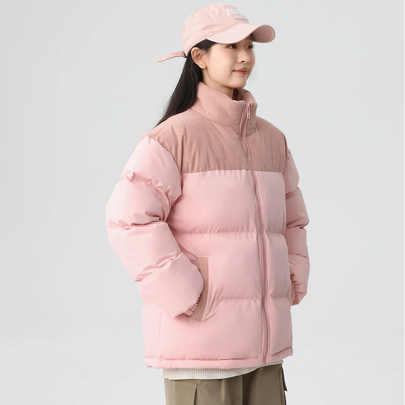 Men's Outdoor Sports and Leisure Windproof Breathable Warm Cotton Clothing Winter Fashion Trend Versatile Couple Warm Jacket