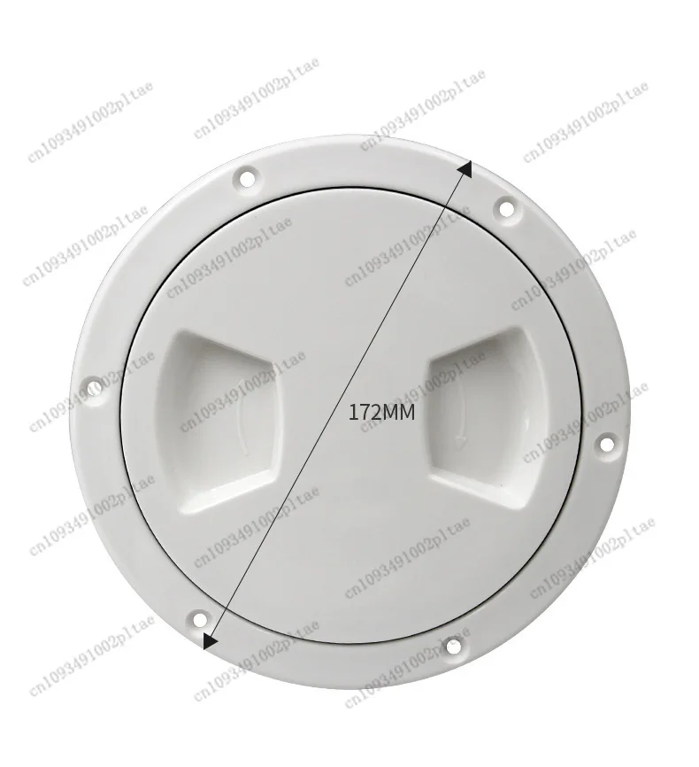 2Pcs Fast Yacht Inspection Hole Round Deck Cover Non-slip Hand Hole Cover Inspection Work Cover 5 Inches