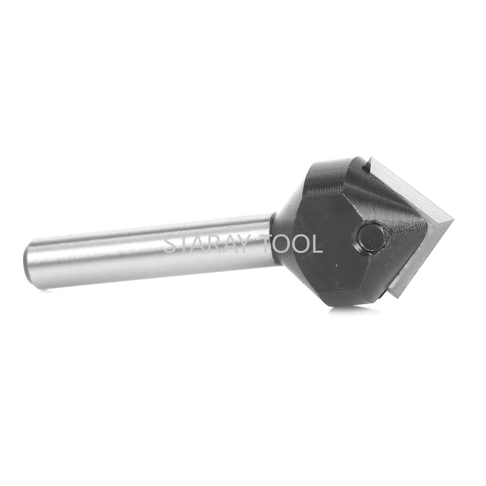 1/4-Inch Shank 90-Degree V-Groove Carbide Router Bit for Woodworking Engraving Carving